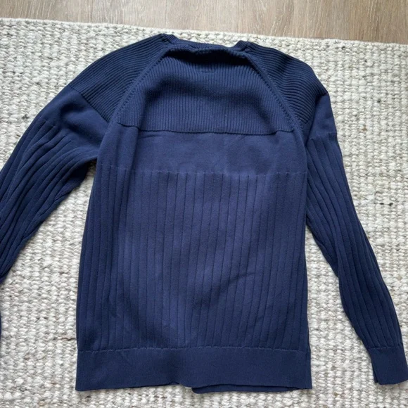 HOPE & HENRY | Organic Cotton Ribbed Crewneck Sweater - Picture 4 of 4